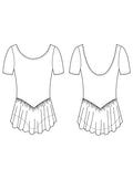 Bloch Girls Short Sleeve Skirted Leotard - CL5342