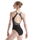Motionwear Adult Pleated Front Open Back Cami Leotard -  2567 823