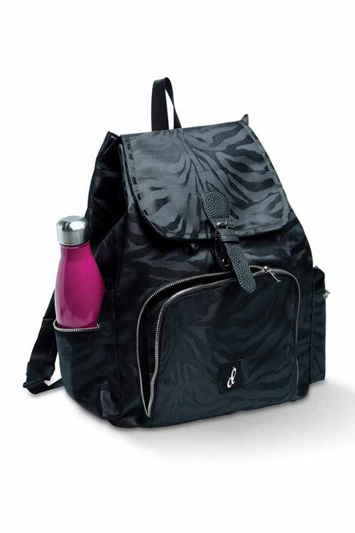 Danshuz Jacquard Zebra Bucket Backpack - B20510
