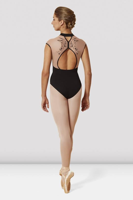 Ladies Mirella Zip Front High Neck Cap Sleeve Leotard - M5086LM – Enchanted  Dancewear
