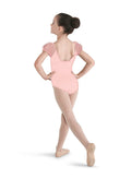 Mirella Child Crinkle Mesh Puff Sleeve Leotard - M616C - Enchanted Dancewear - 2