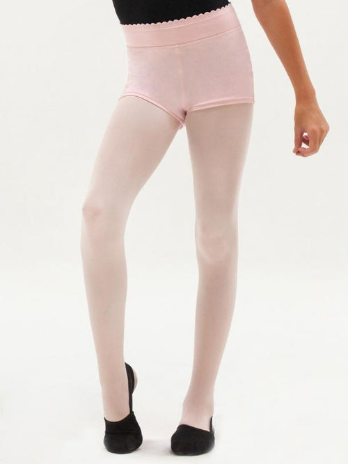 CLEARANCE Capezio Child Divine Dancer Scalloped Waistband Short - 11436C - 10-12 (Large) / Pink